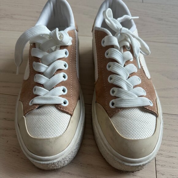 See by Chloe Sevy Sneakers in Brown & Off-White - Picture 1 of 4